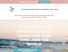 Tablet Screenshot of mindfulinmay.org